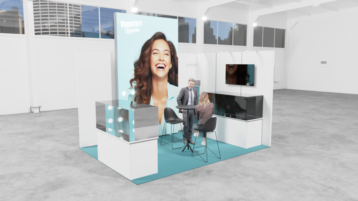 Messestand RENT Small